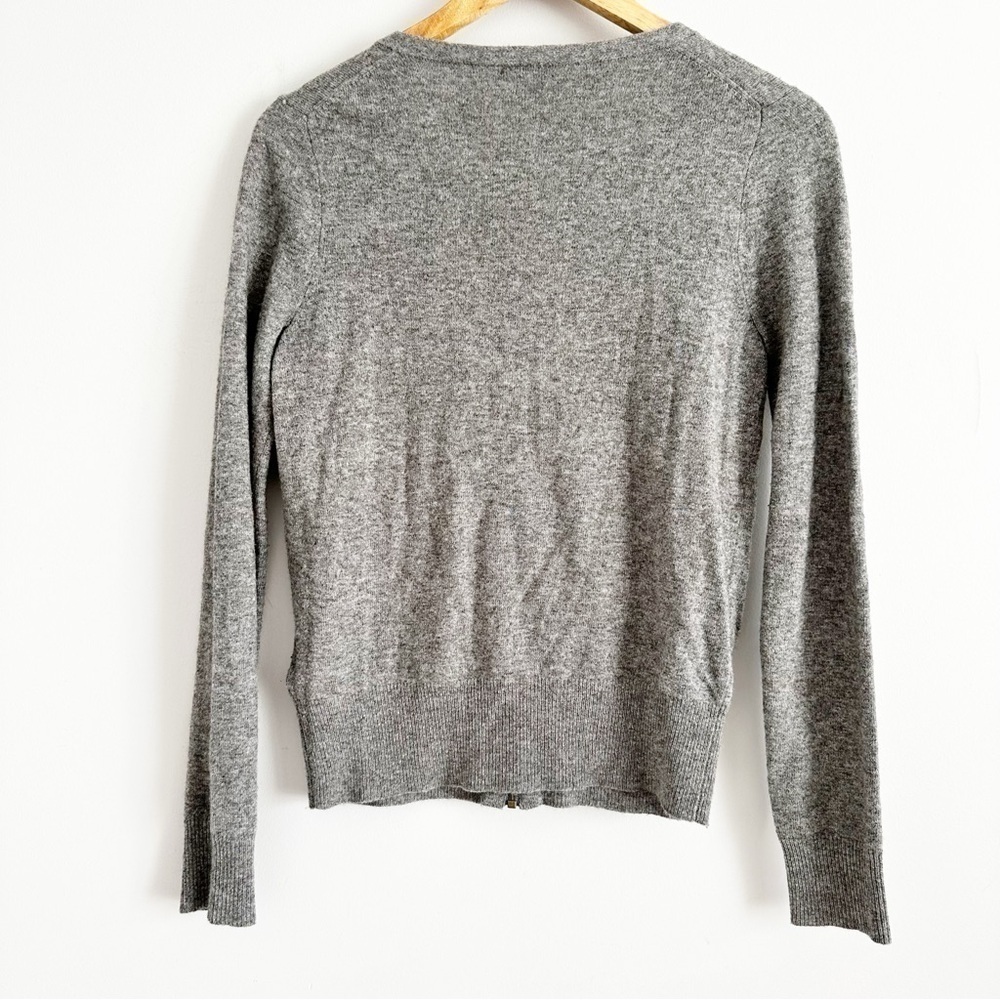 J.Crew Wool and Cashmere Blend Size S Grey with Gold Color Details - Picture 3 of 8